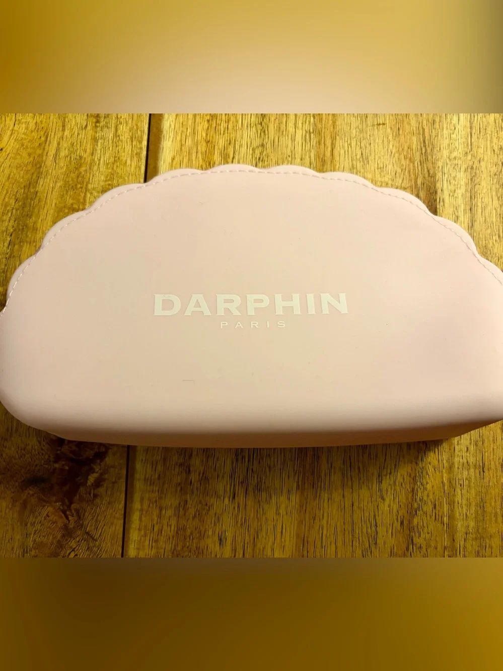 Darphin Paris Pink Cosmetic Case-Silicone NWOT